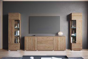 INOSIGN Wohnwand KENIA, (Komplett-Set, 3-St), Vitrinen günstig online kaufen