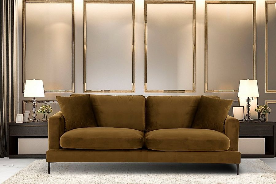 Home affaire 3-Sitzer "Cozy elegantes Designsofa, Maße B/T/H: 211/97/80 cm" günstig online kaufen