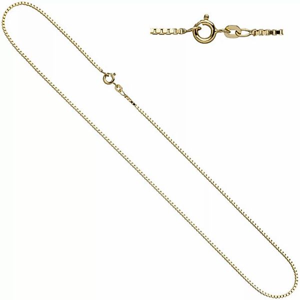 SIGO Venezianerkette 333 Gelbgold 1,5 mm 50 cm Gold Kette Halskette Goldket günstig online kaufen