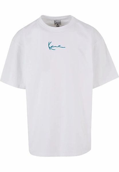 Karl Kani T-Shirt "Karl Kani Herren Small Signature Blue Logo Tee white", ( günstig online kaufen