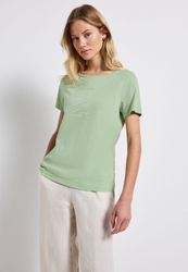 STREET ONE Shirttop mit Wording Print günstig online kaufen