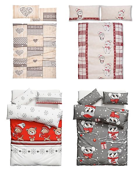 my home Bettwäsche "Janina in Gr. 135x200 oder 155x220 cm" 2 Stk. tlg. 100% günstig online kaufen