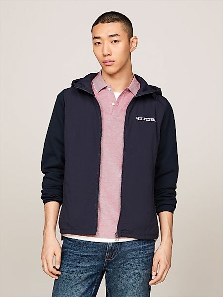 Tommy Hilfiger Sweatjacke "MONOTYPE MIX MEDIA HDD ZIP THRU", mit Kapuze günstig online kaufen
