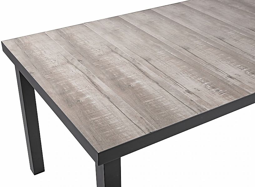 Garden Pleasure RANA Rechteckig Dunkelgrau 90 cm x 162 cm günstig online kaufen