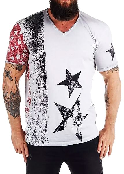 R-NEAL T-Shirt T-Shirt Verwaschen Regular Printed günstig online kaufen