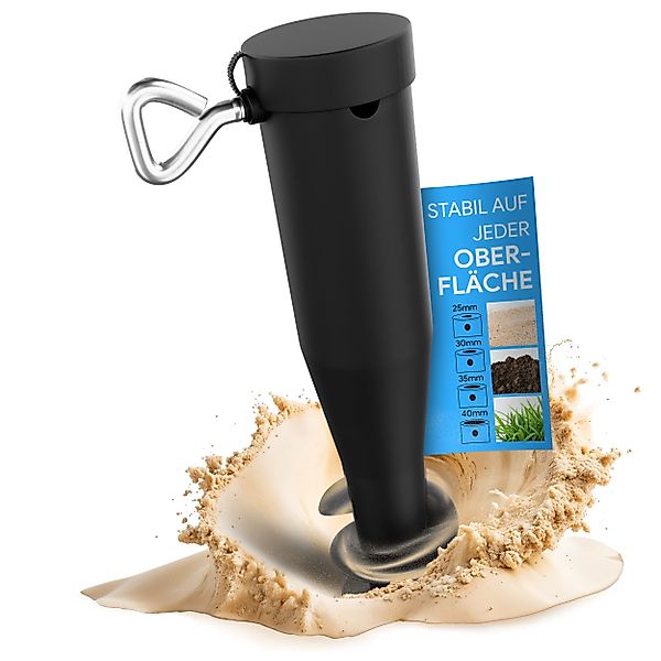 Oramics Schirmhalter Bodenhülse Schirmständer für Sonnenschirm günstig online kaufen