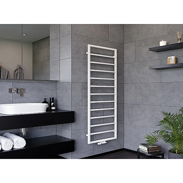 Ximax Badheizkörper Pure Slim 1120 mm x 600 mm Mittenanschluss 445 W Weiß günstig online kaufen