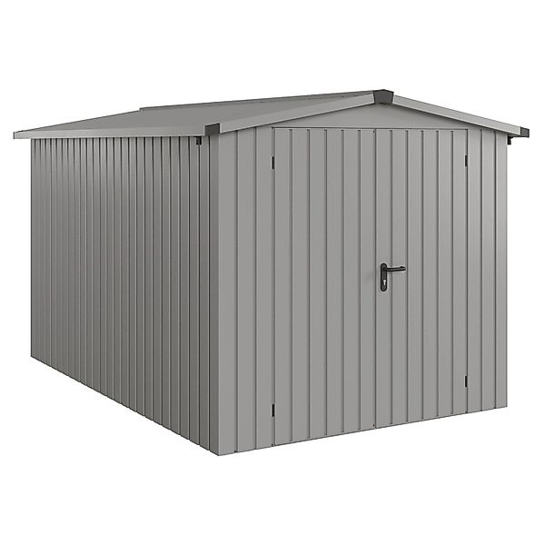 Hörmann EcoStar Gerätehaus Euroline Satteldach 2-flg 237 x 325 cm Graualumi günstig online kaufen