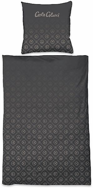 CARLO COLUCCI Bettwäsche "Carlo CLassico aus weicher Microfaser mit Print" günstig online kaufen