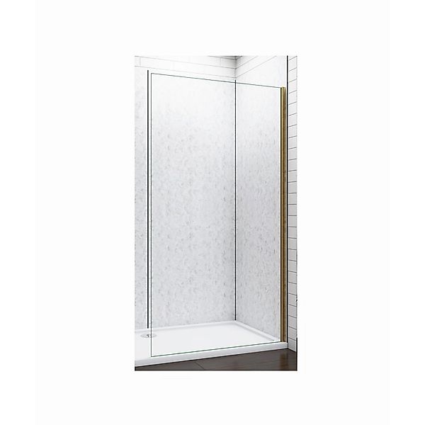 Duschparadies Walk In Duschabtrennung 60x200cm Duschwand 10mm Nano Glas Dus günstig online kaufen