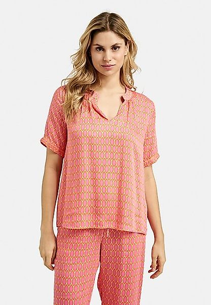 Smith & Soul Kurzarmbluse mit Tunika Ausschnitt günstig online kaufen