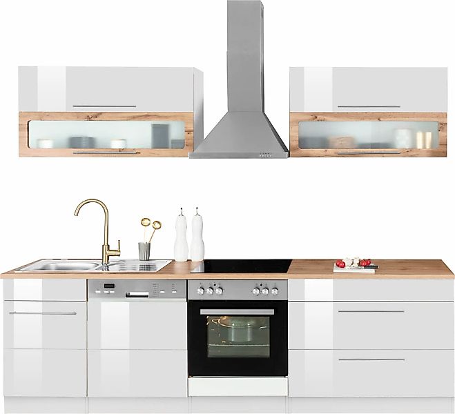 KOCHSTATION Küchenzeile "KS-Wien" Breite 270 cm, wahlweise mit E-Geräten günstig online kaufen