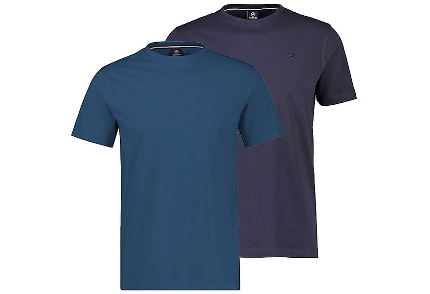 LERROS T-Shirt Basic in hochwertiger Qualität mit Logo Stickerei günstig online kaufen