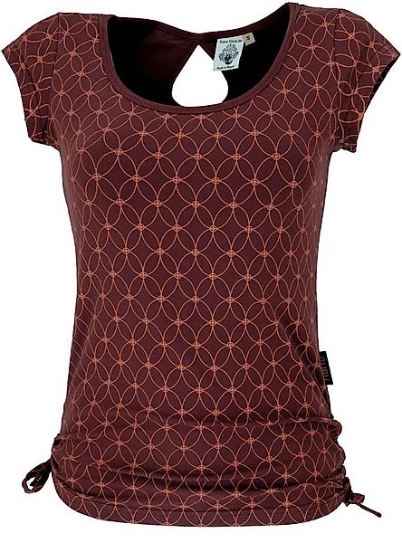 Guru-Shop T-Shirt Yoga -T-Shirt aus Bio-Baumwolle Flower of life.. alternat günstig online kaufen